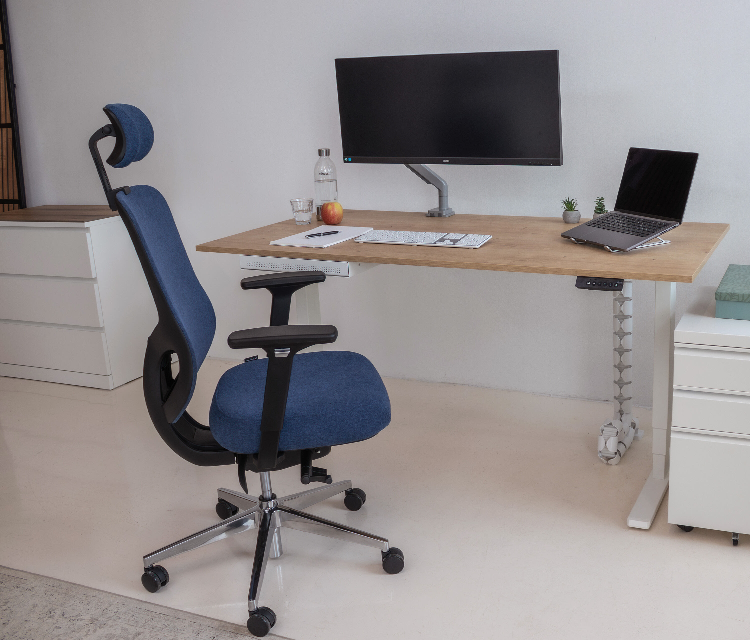 Bürodrehstuhl SENTA Schwarz Normal