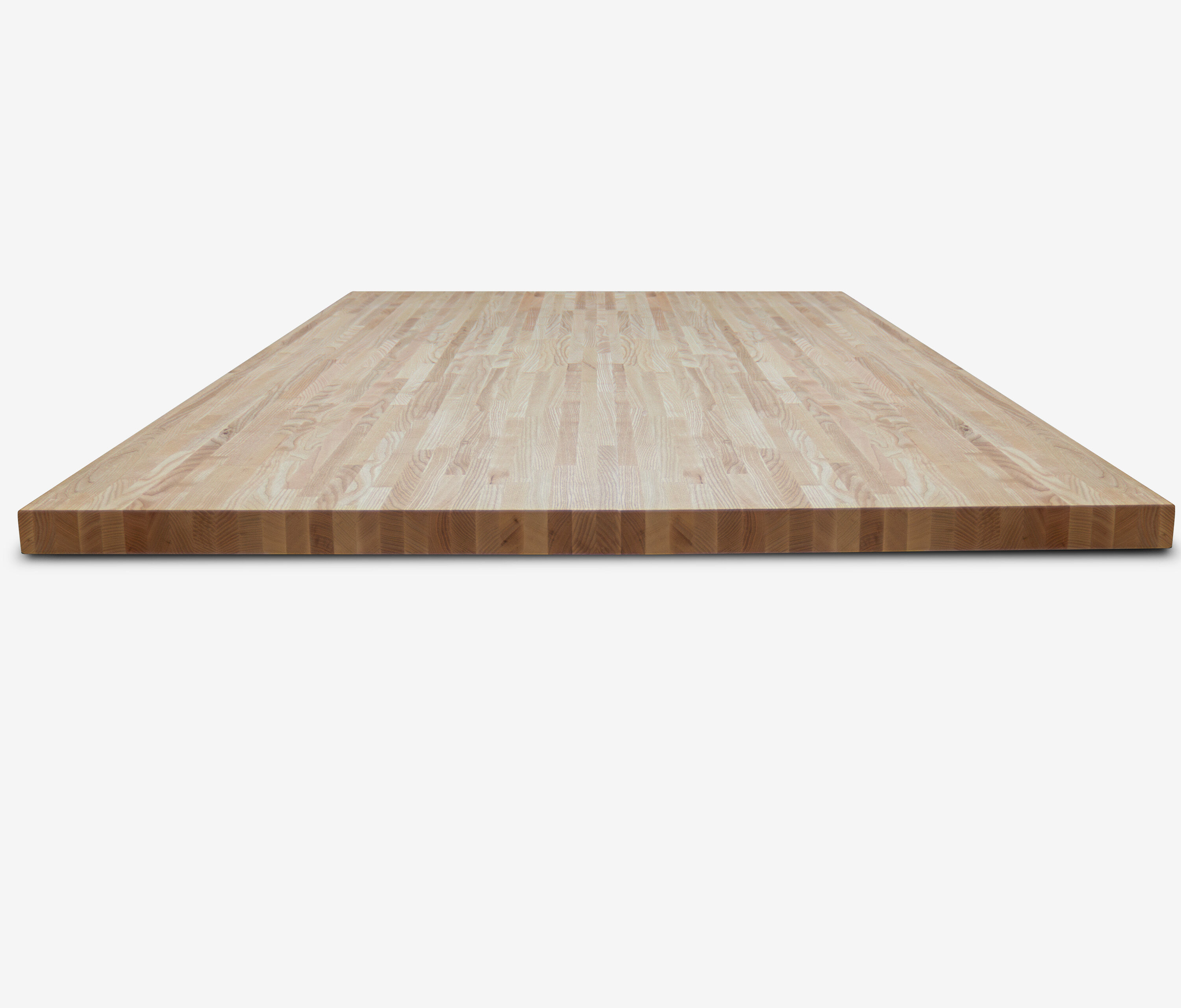 Esche Echtholzplatte Kurzlamellen, 1400 x 800 x 40 mm