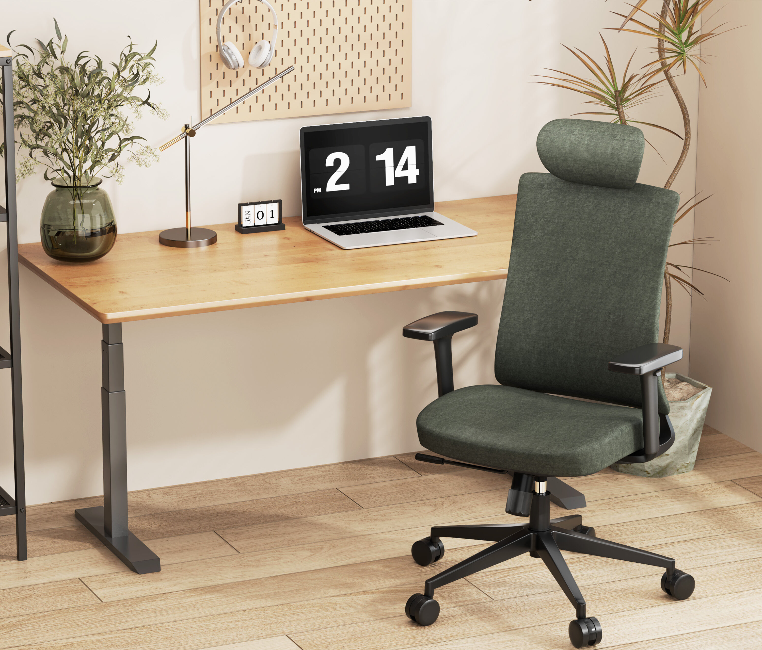 Bürodrehstuhl VITA Hoch, Sitzhöhe 49 - 63 cm