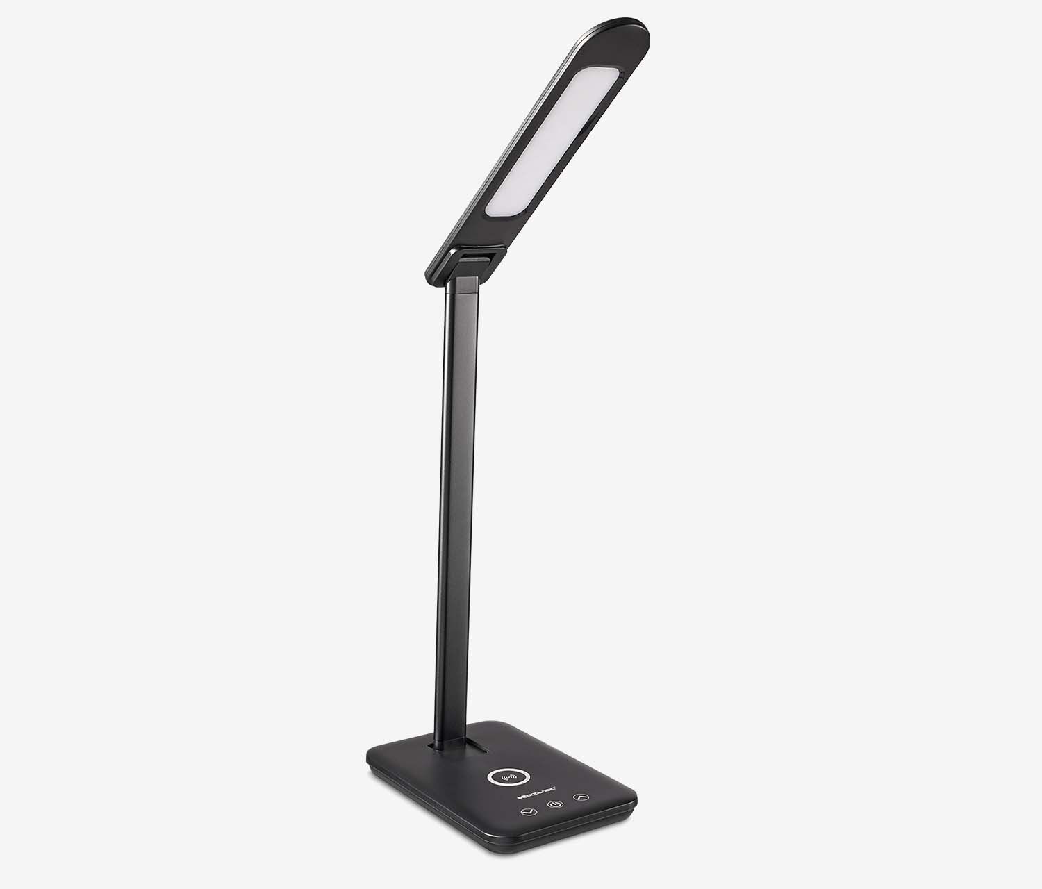 LED Schreibtischleuchte mit Qi Ladegerät Schwarz