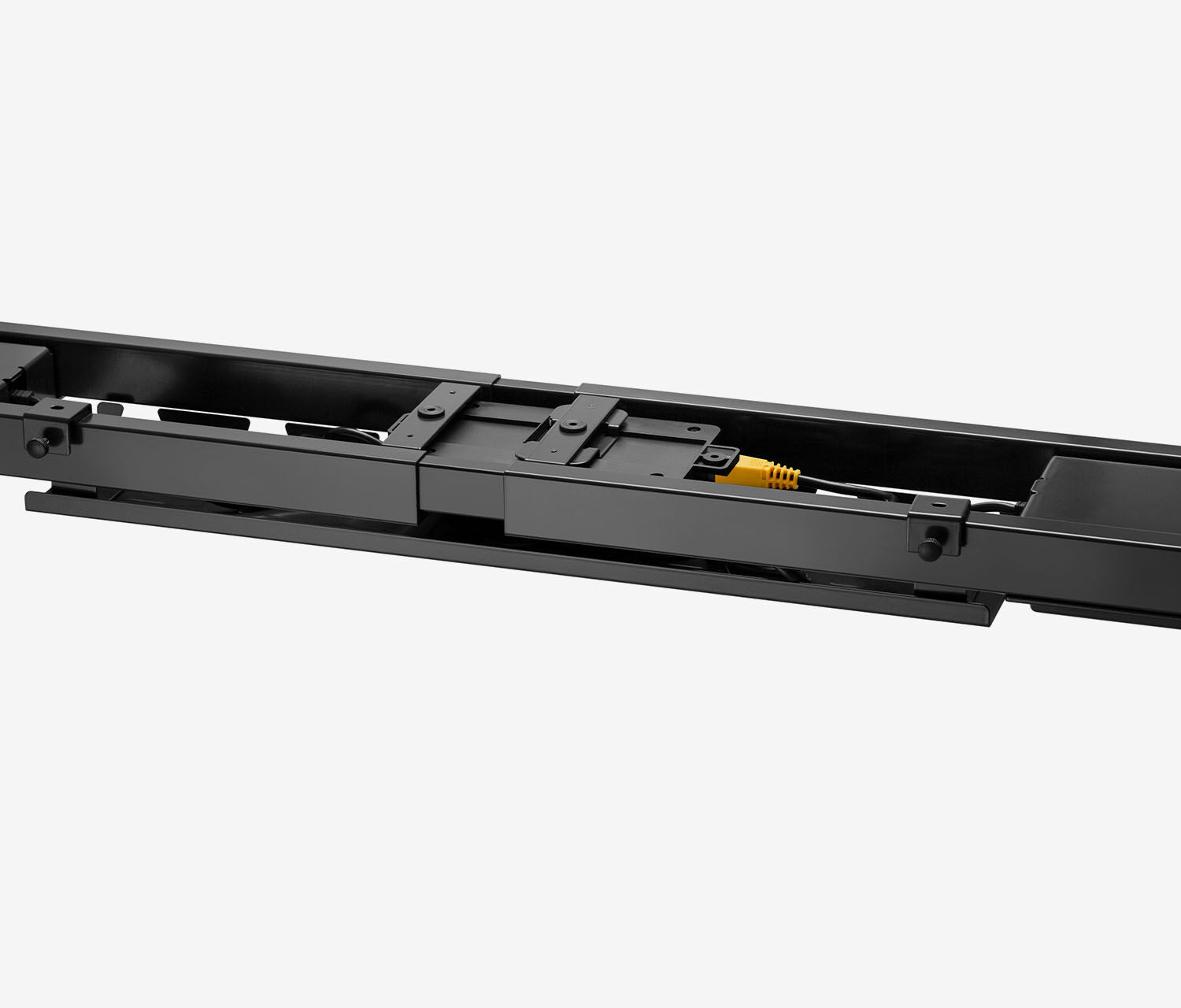 PRIMUS Schreibtisch XL Schwarz 200x90 Topweiß
