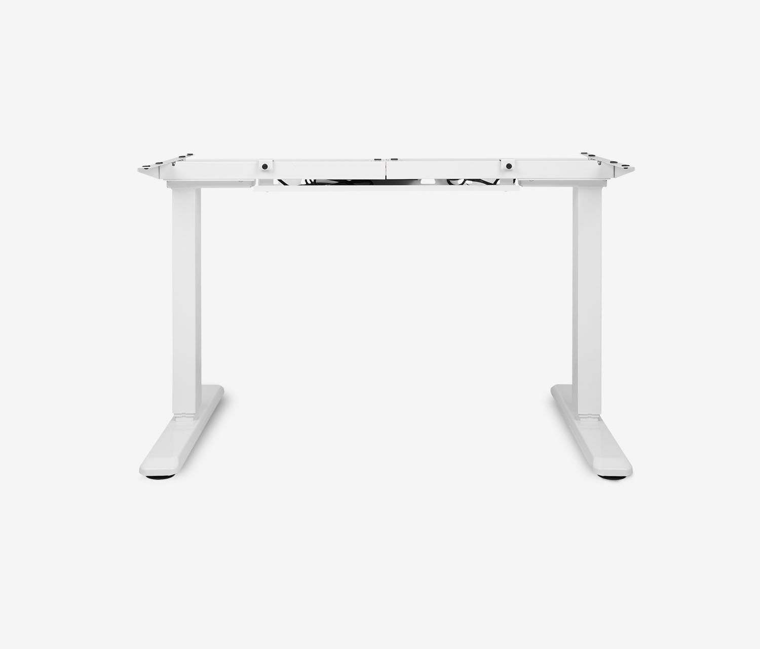 PRIMUS Freiformschreibtisch, Gestell Weiß 1600 x 800/1000 x 25 mm Birke, Ausführung Links