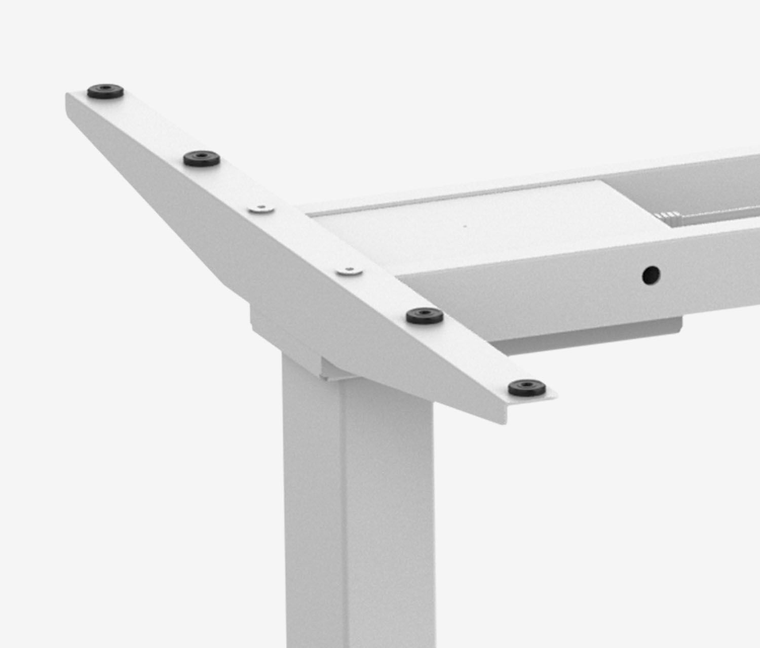 FOKUS + Stuhl Weiß Lichtgrau Hoch 1200 x 70 x 19 mm