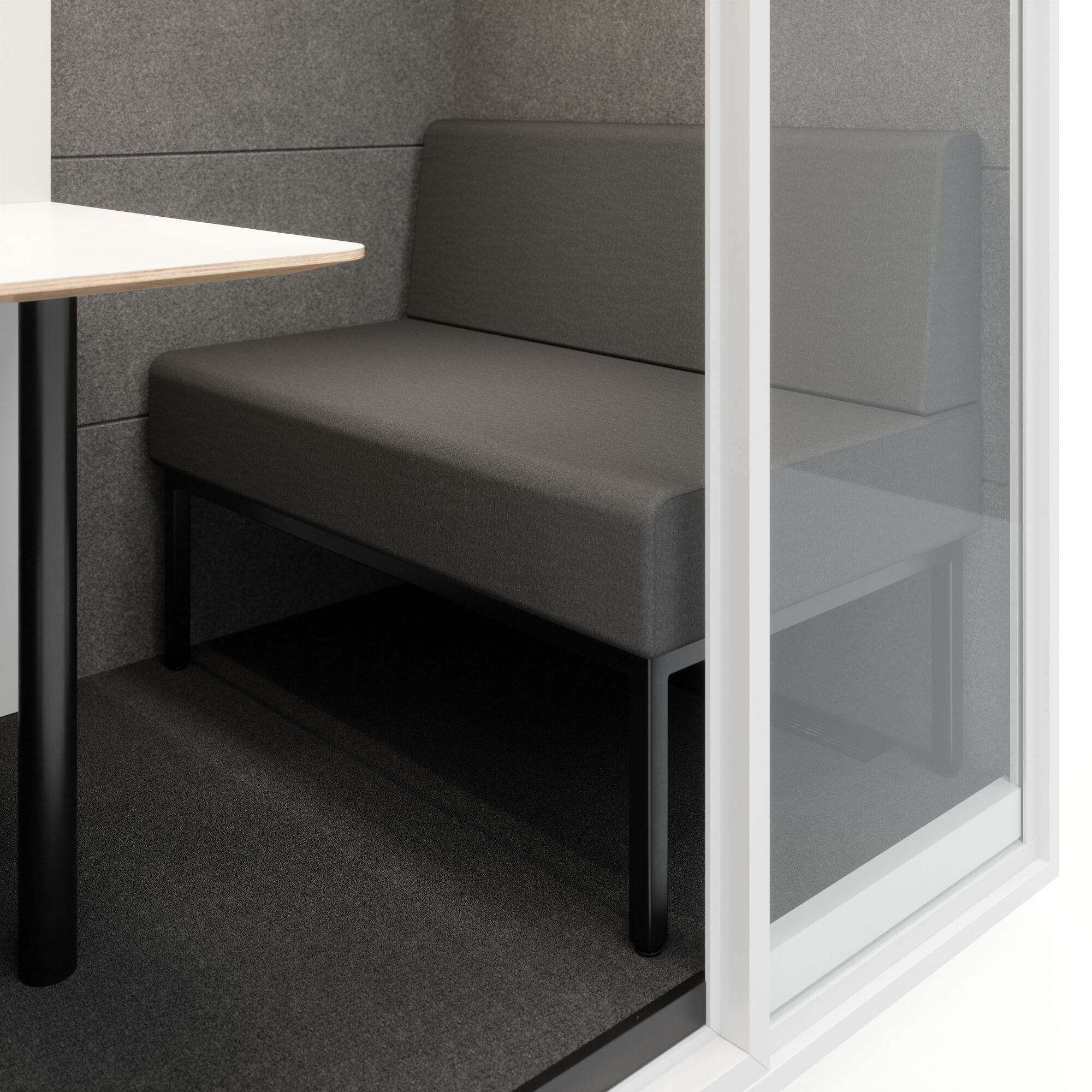 Meetingbox Quattro Anthrazit Weiß Kaffee Grau Standard Weiß
