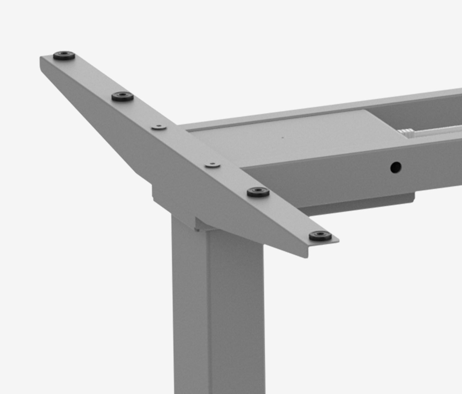 FOKUS + Stuhl Grau Topweiß Normal 1400 x 80 x 19 mm