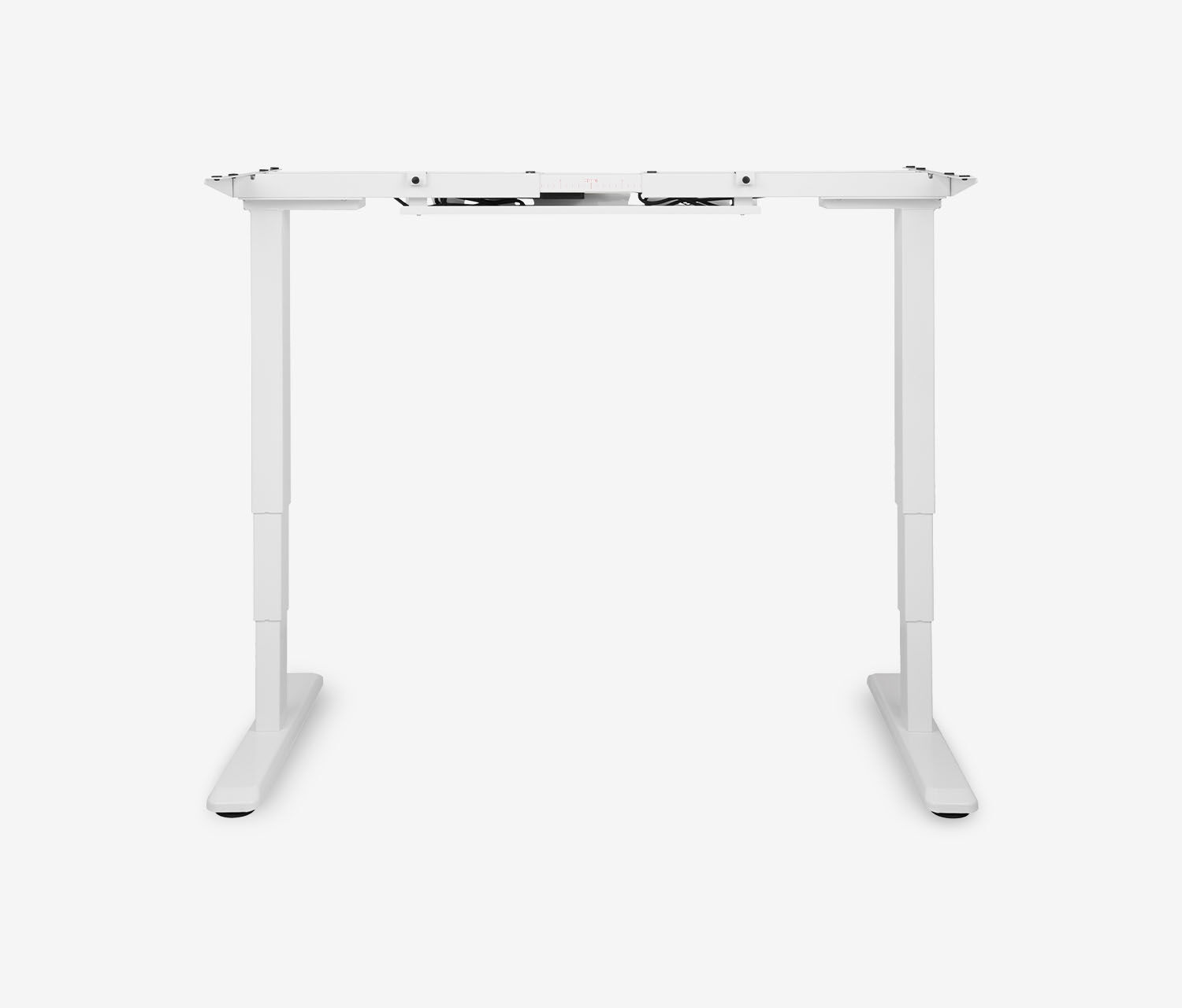 PRIMUS Freiformschreibtisch, Gestell Weiß 1600 x 800/1000 x 25 mm Birke, Ausführung Links