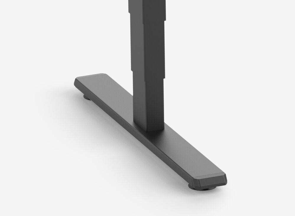 FOKUS Gamingschreibtisch Schwarz 160x80 Rechteck Sundown