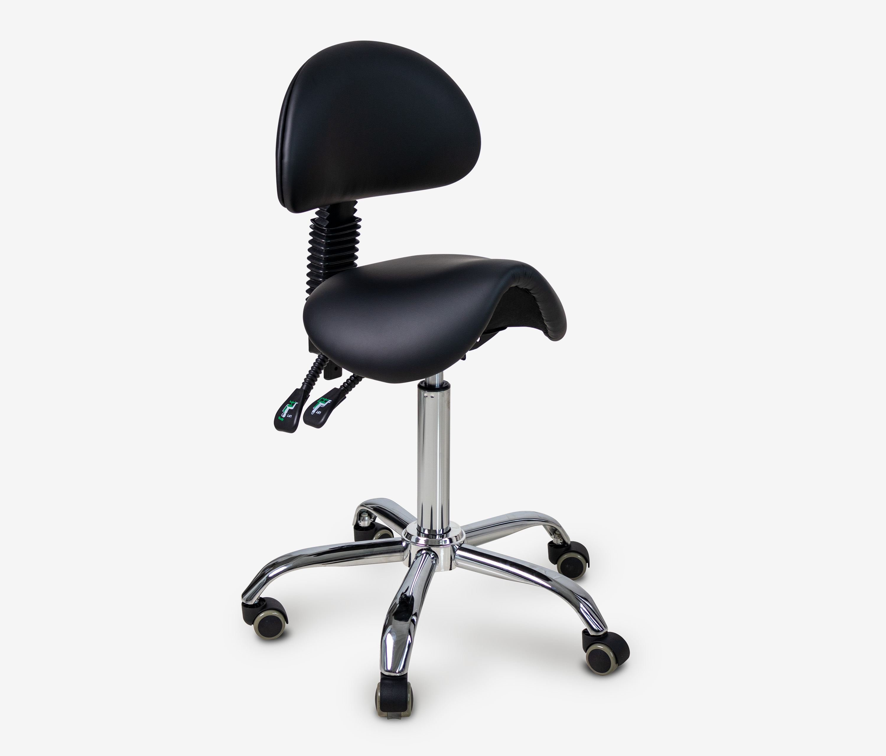 Sattelhocker mit Lehne