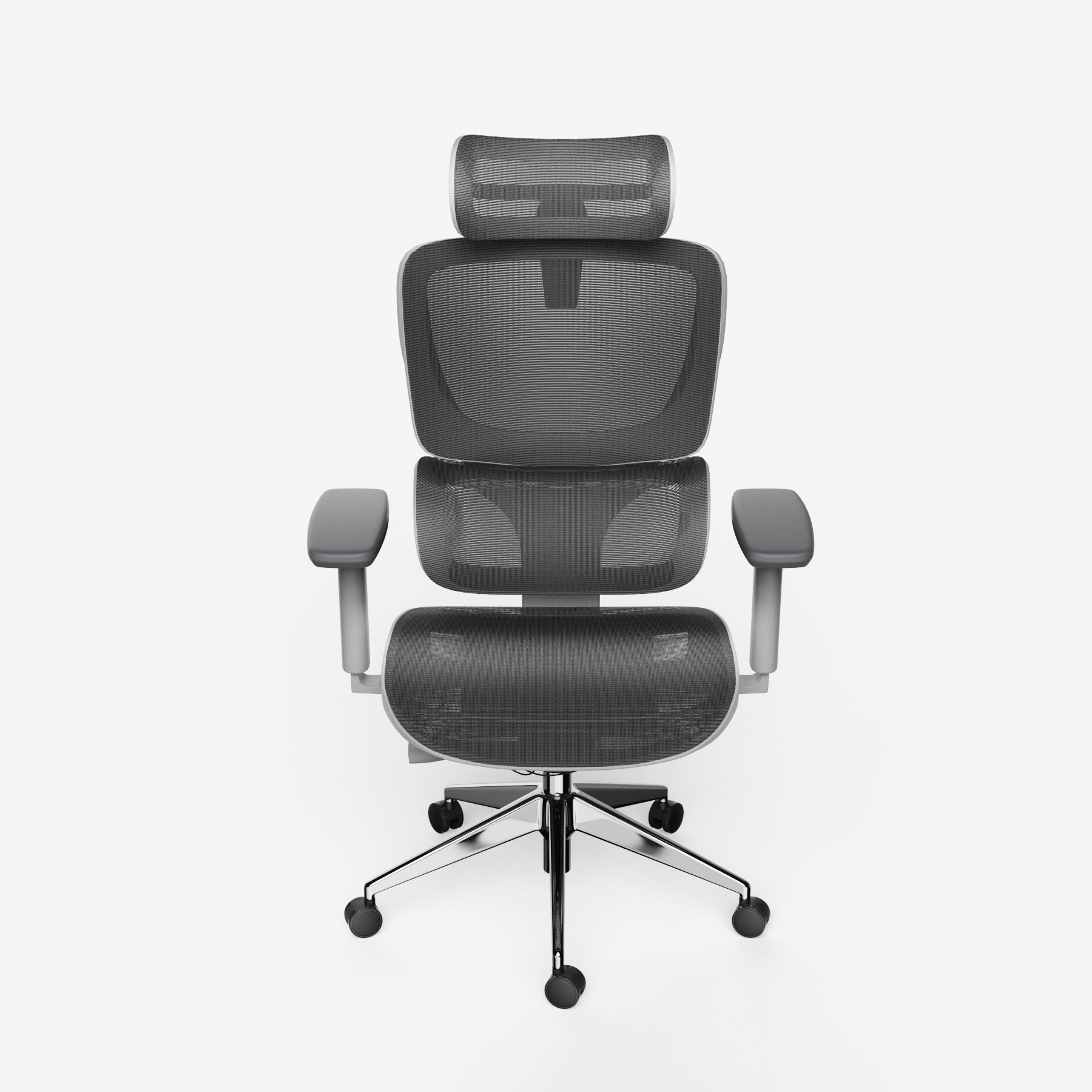 Bürodrehstuhl SENTA FX Mesh Normal Grau Silber