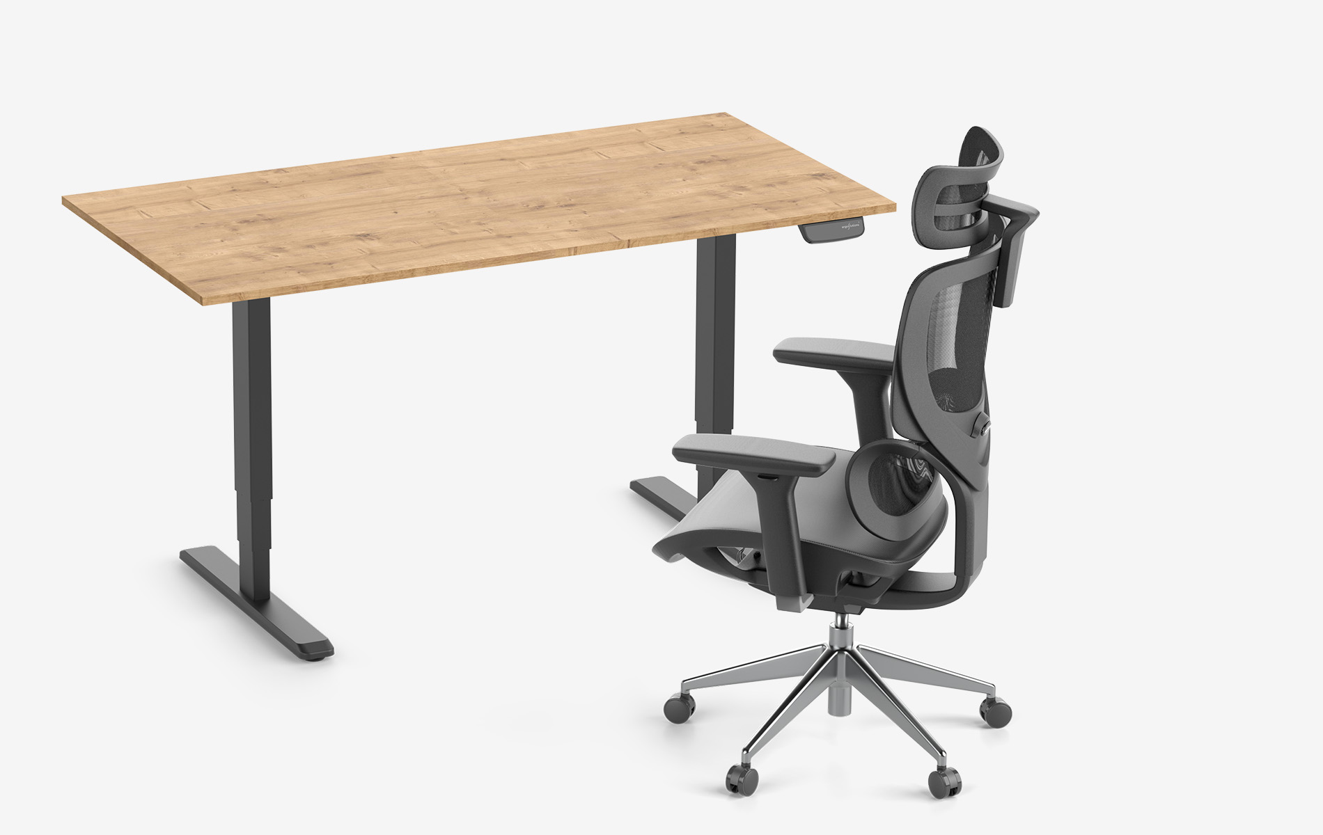 PRIMUS + Stuhl 140x80 Grau Birke