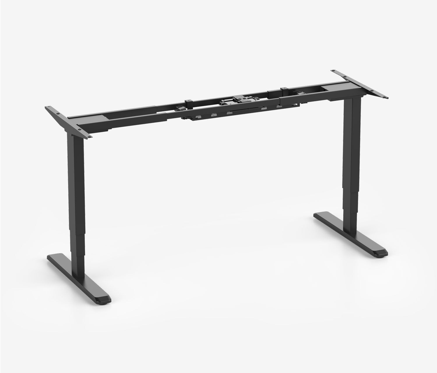 PRIMUS Schreibtisch XL Schwarz 200x90 Topweiß
