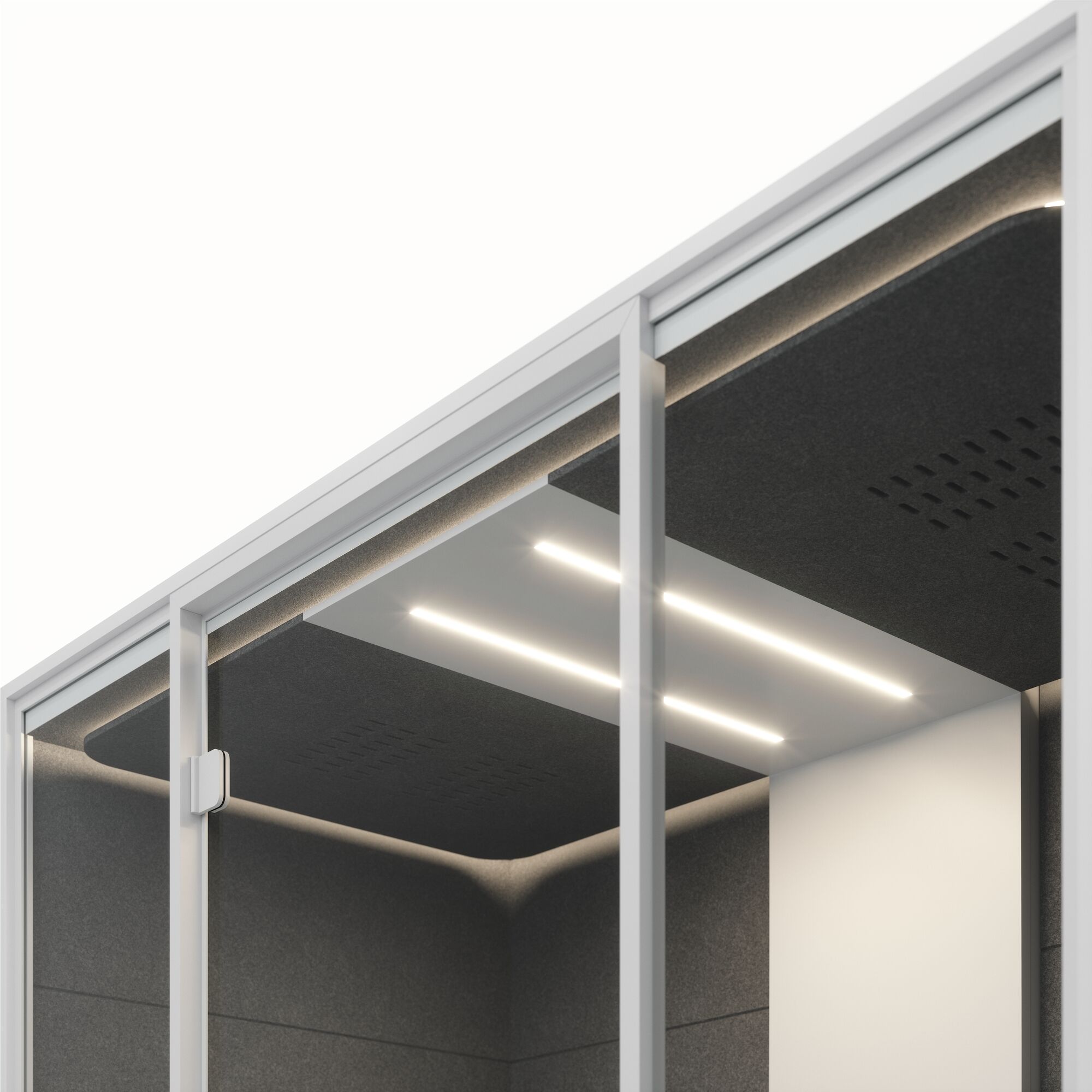 Meetingbox Quattro Anthrazit Weiß Kaffee Grau Standard Weiß